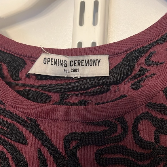 Opening Ceremony Textured Crop Top - Picture 2 of 3